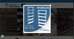 Desktop Screenshot of metaldesign.ind.br