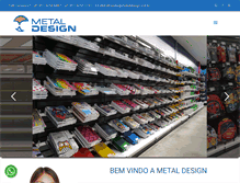 Tablet Screenshot of metaldesign.ind.br